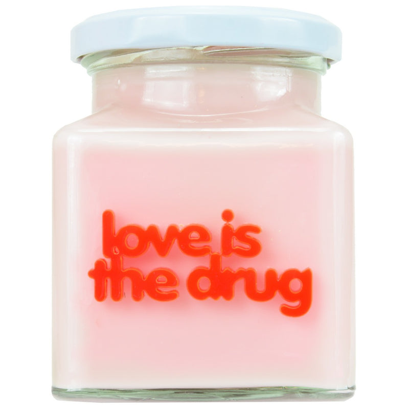 Love Is The Drug Strawberry Prosecco Candle