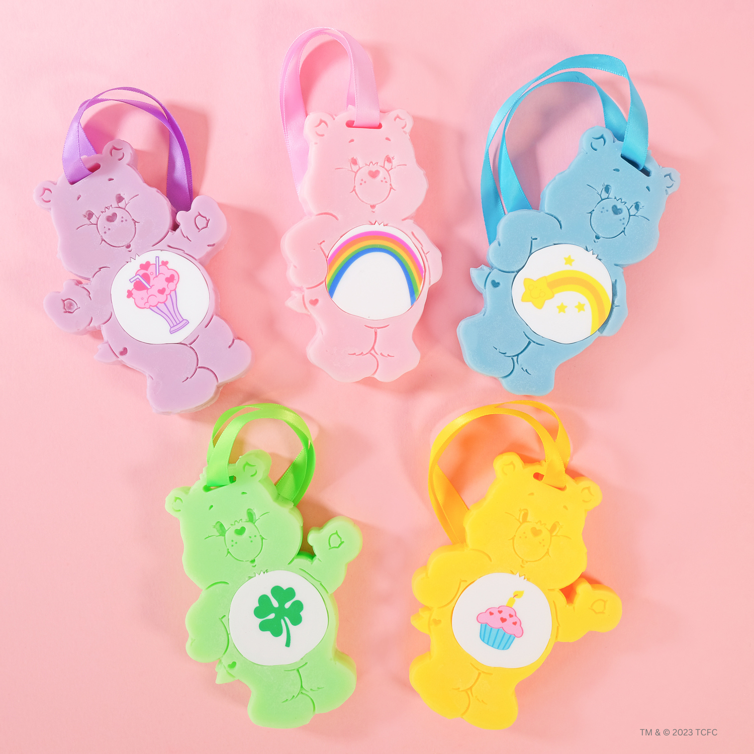 Care Bears x Flamingo Candles Cute Cupcake Birthday Bear Scent Shape