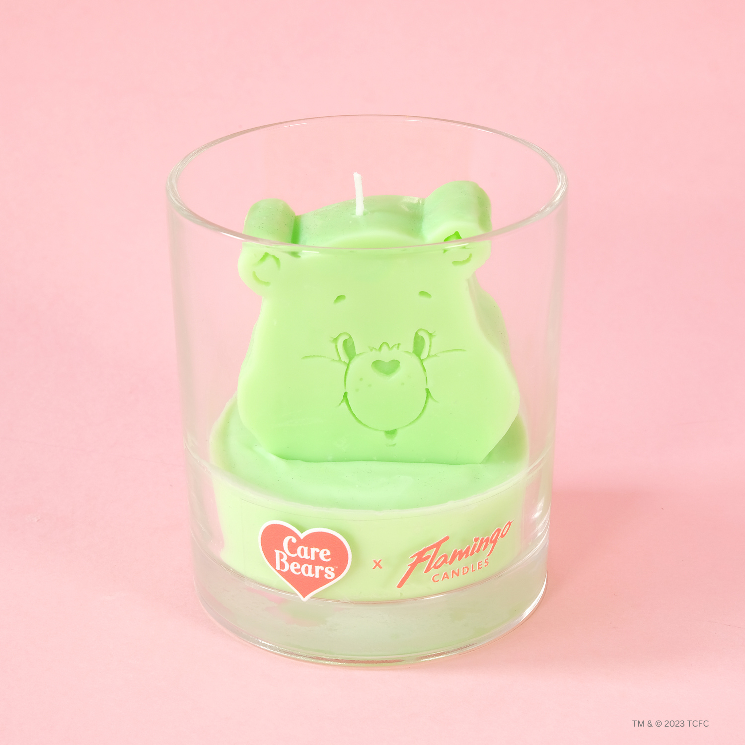 Care Bears x Flamingo Candles Good Luck Peony Good Luck Bear 3D Icon Candle