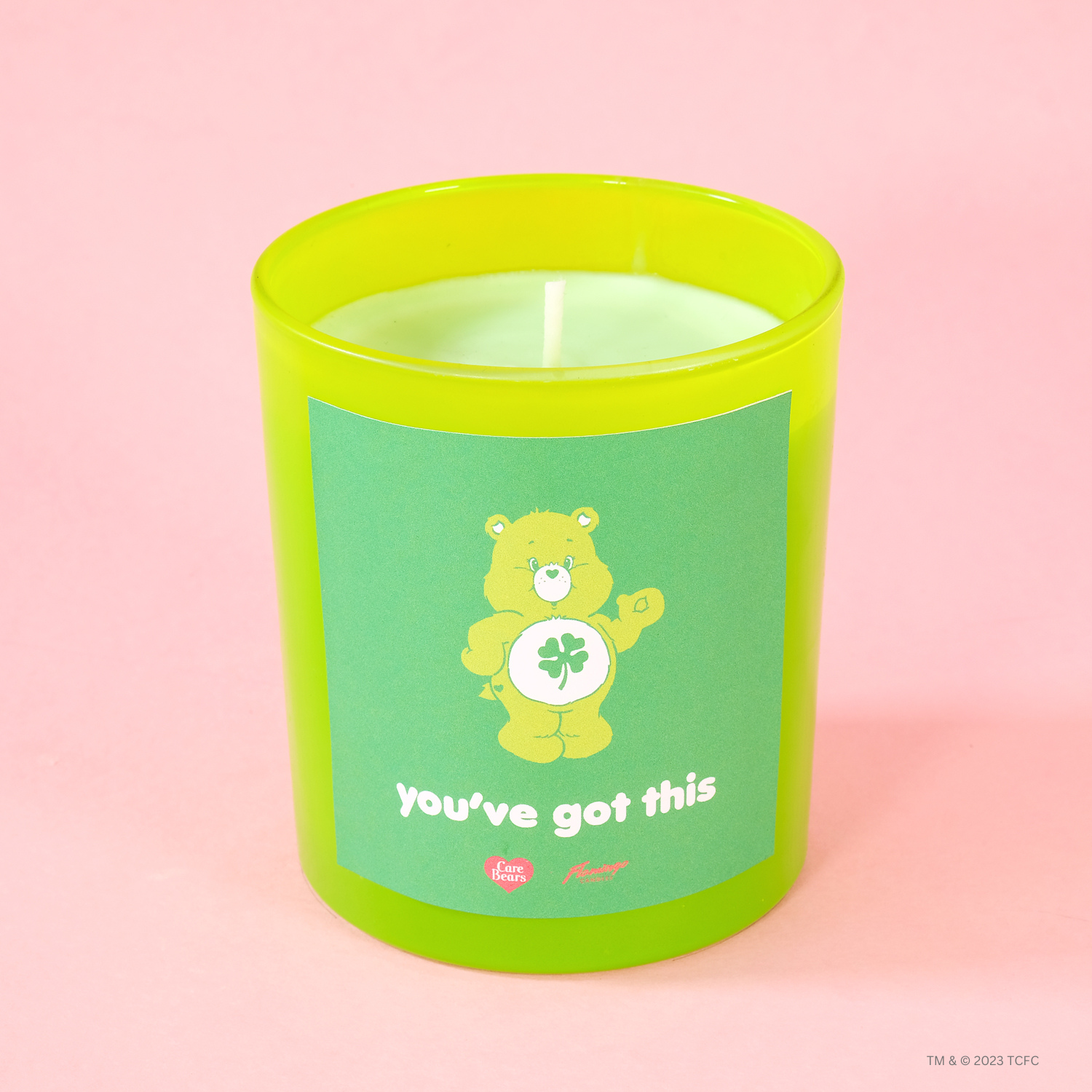 Care Bears x Flamingo Candles Good Luck Peony Good Luck Bear Jar Candle