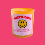 Thirtylicious 30th Birthday Candle
