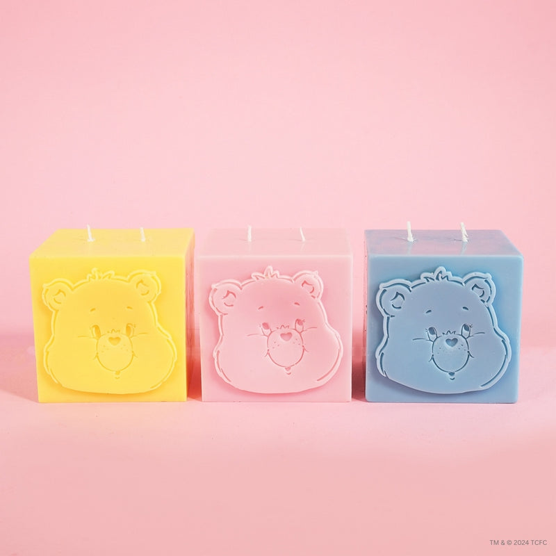 Care Bears x Flamingo Candles Apple Orchard Wish Bear Cube Pillar Candle