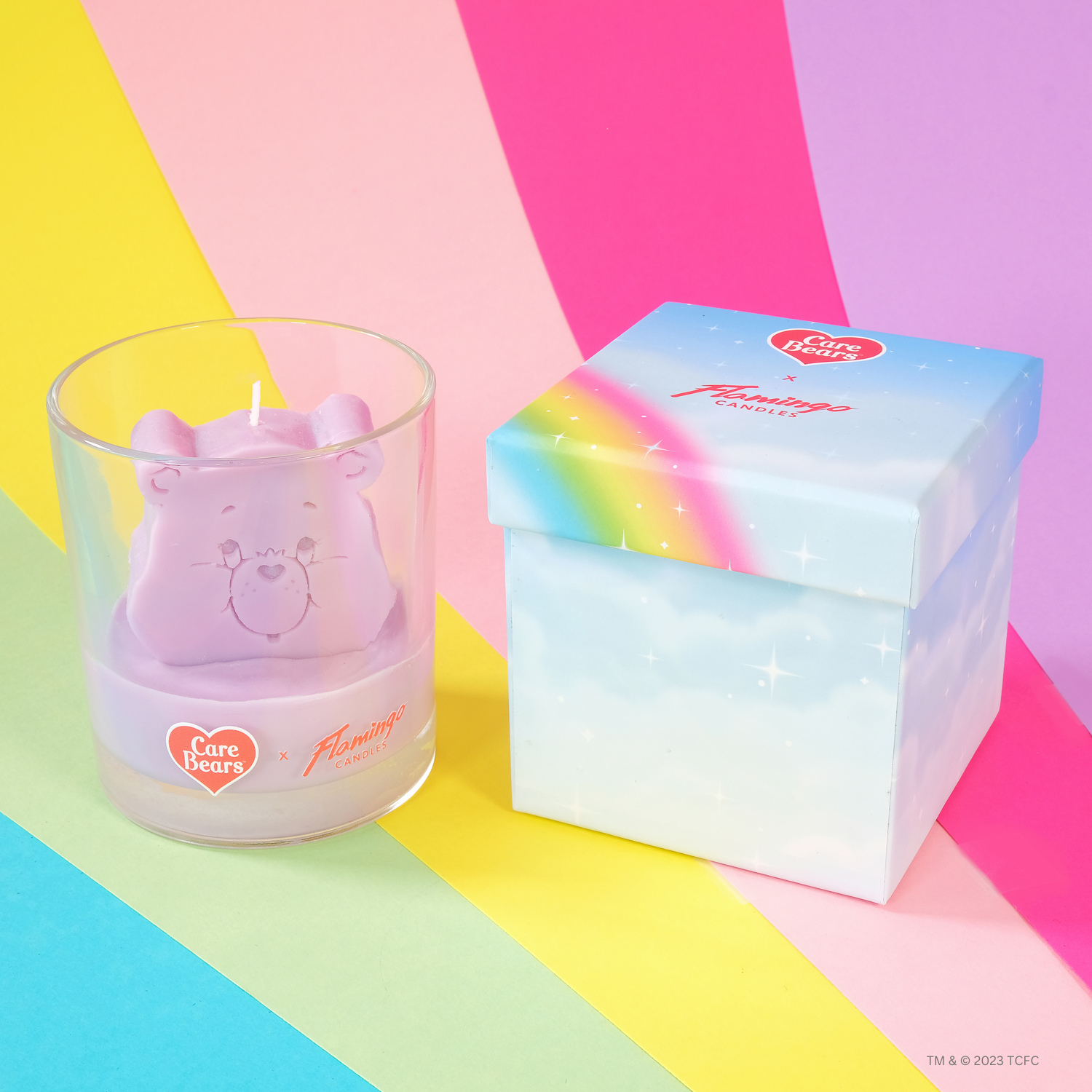 Care Bears x Flamingo Candles Watermelon Share Bear 3D Icon Candle