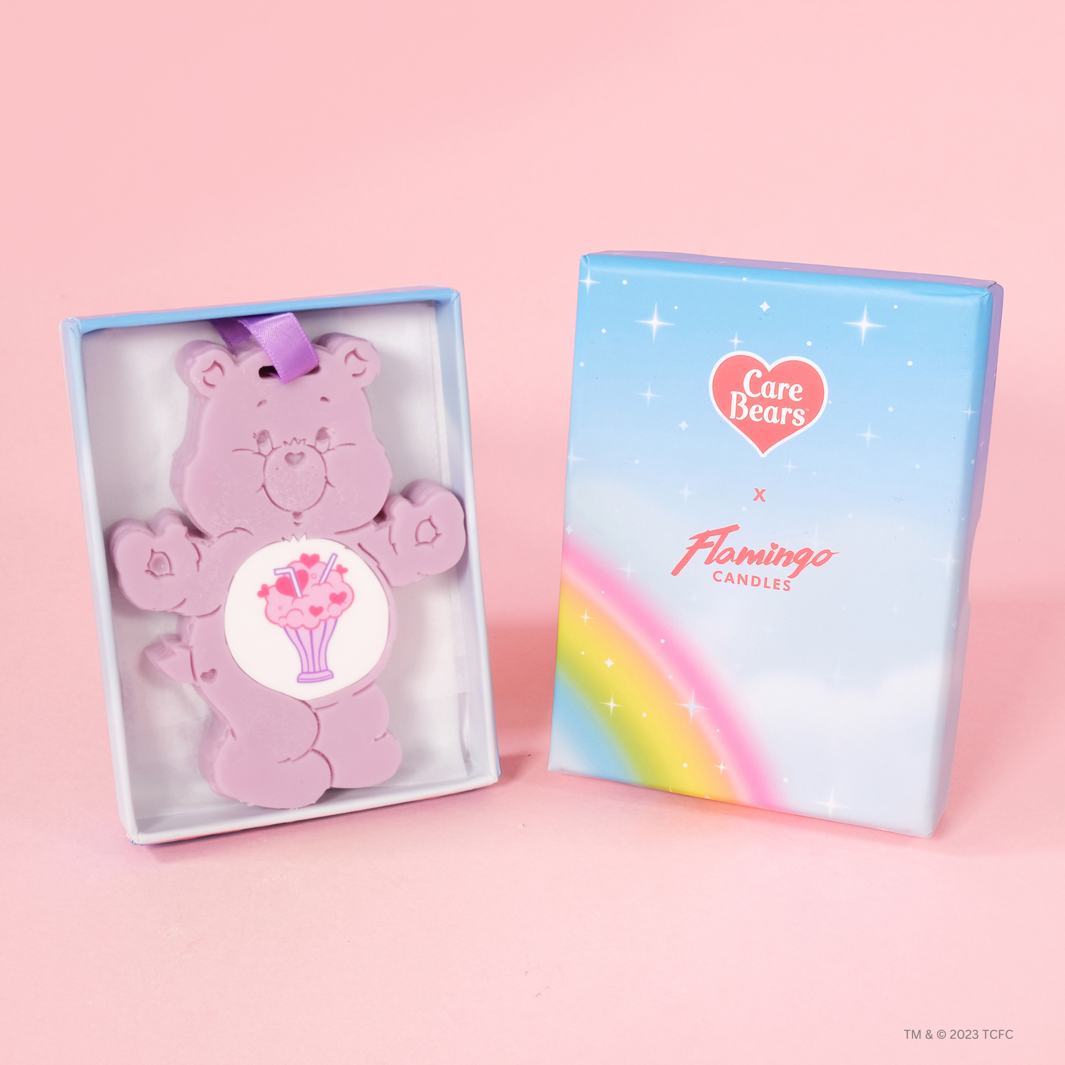 Care Bears x Flamingo Candles Watermelon Share Bear Scent Shape