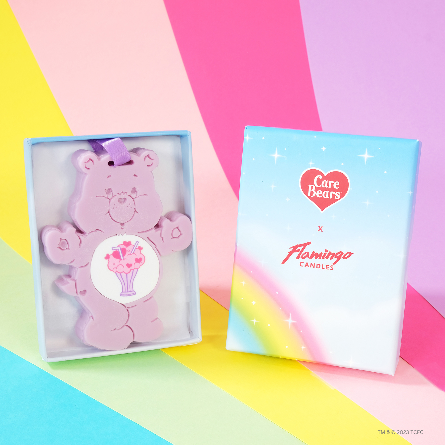 Care Bears x Flamingo Candles Watermelon Share Bear Scent Shape