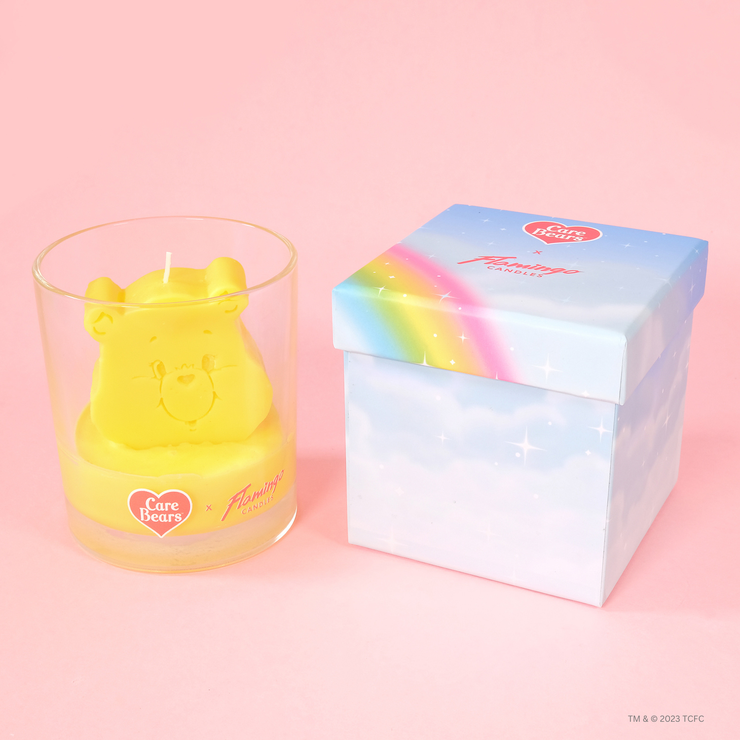 Care Bears x Flamingo Candles Cute Cupcake Birthday Bear 3D Icon Candle