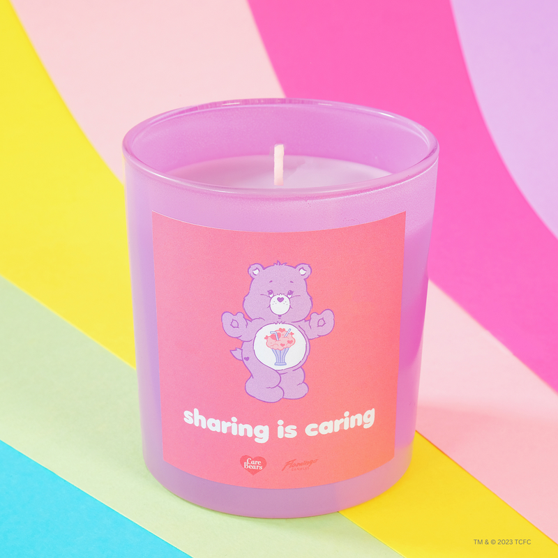 Care Bears x Flamingo Candles Watermelon Share Bear Jar Candle