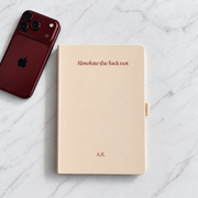 Absolute The Fuck Not Butter Yellow Notebook