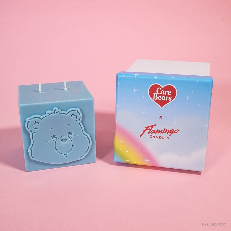 Care Bears x Flamingo Candles Apple Orchard Wish Bear Cube Pillar Candle