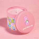 Care Bears x Flamingo Candles Fuzzy Wuzzy Cheer Bear Tin Candle