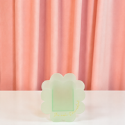 Mint Green You Make it Rain Rainbows Vase