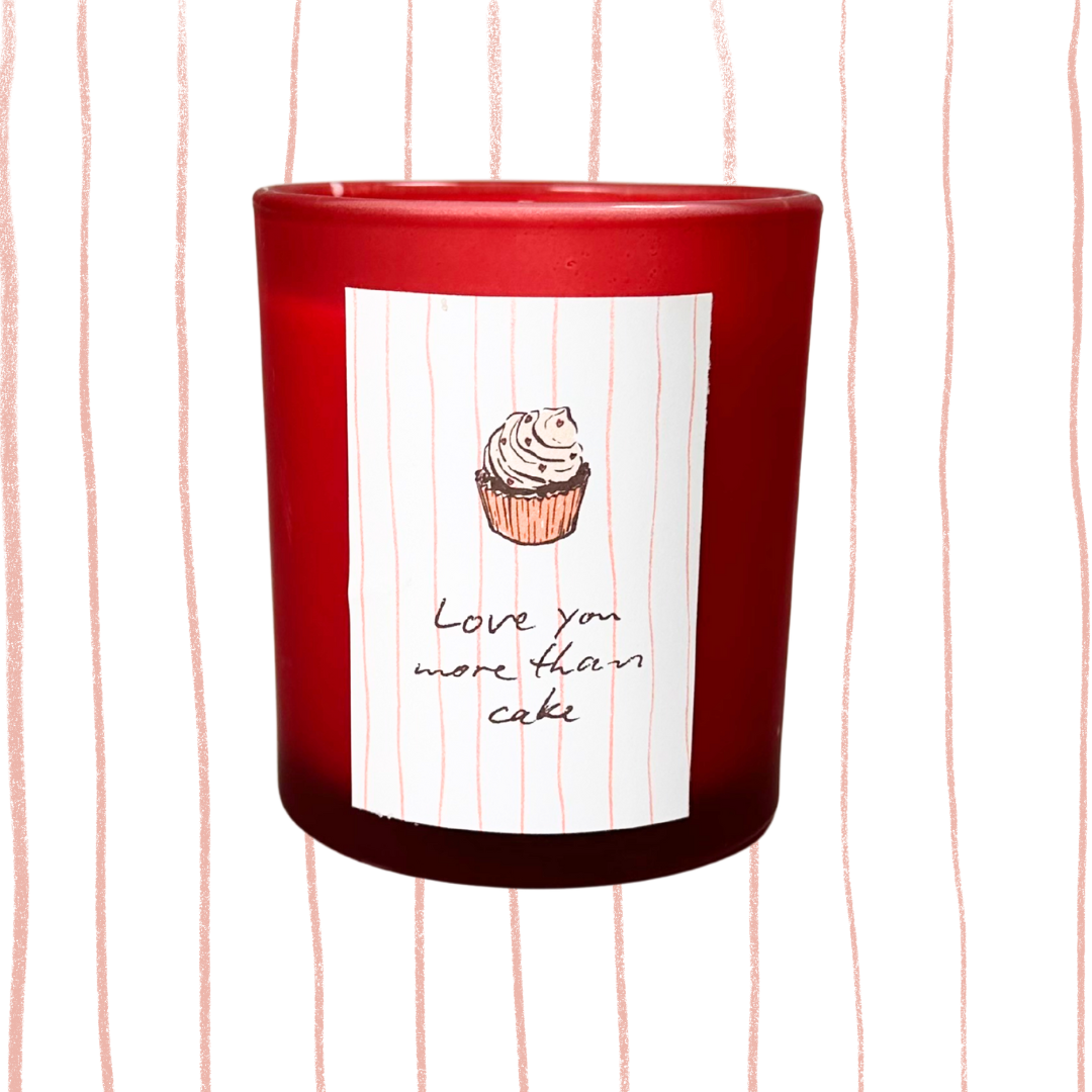 Cheesecake Love You More Than Cake Candle