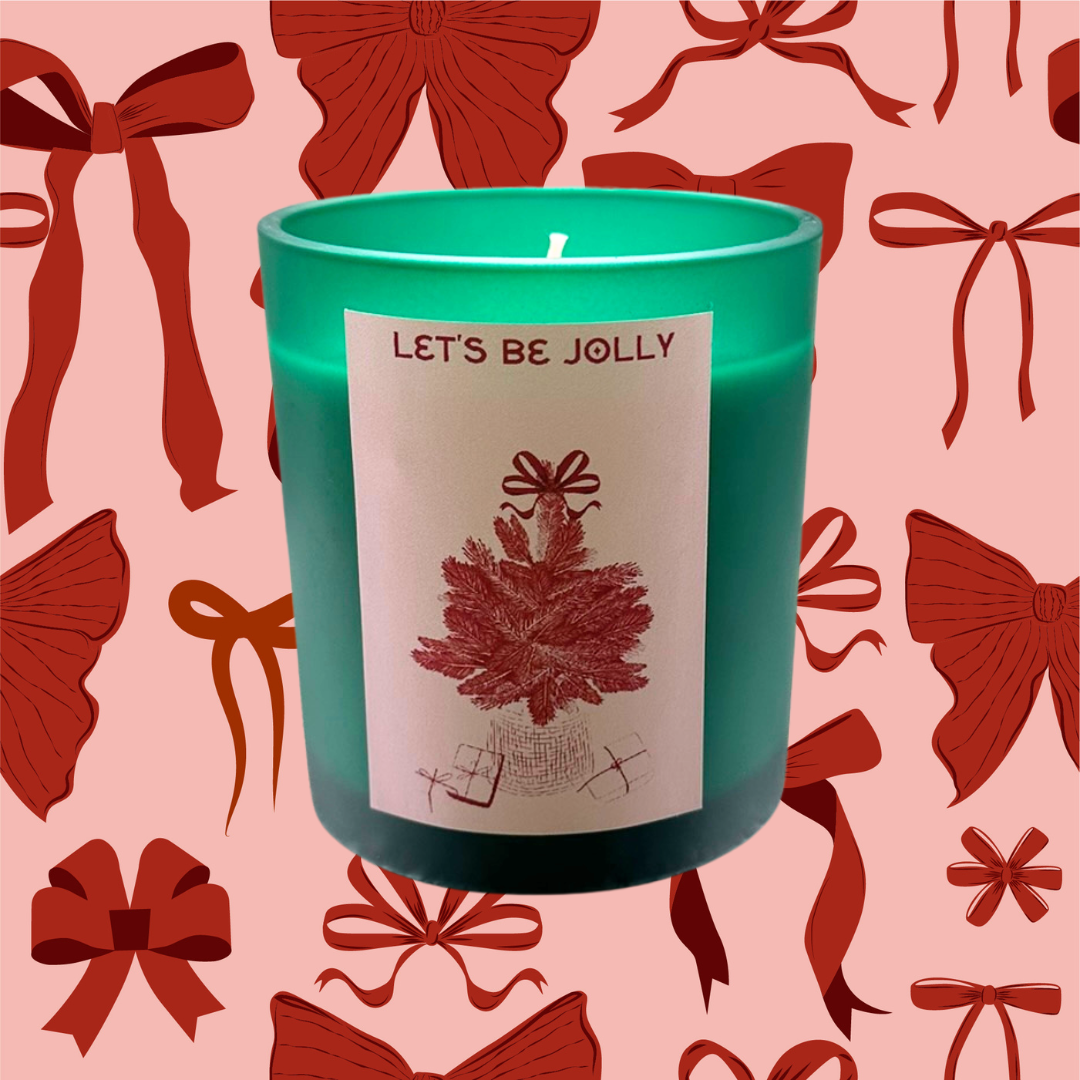 Chocolate Orange Let's Be Jolly Christmas Candle