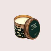 Christmas Cookies Swan Christmas Tin Candle