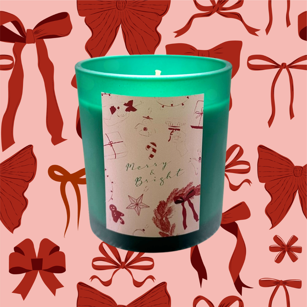 Cranberry & Pomegranate Merry & Bright Christmas Candle