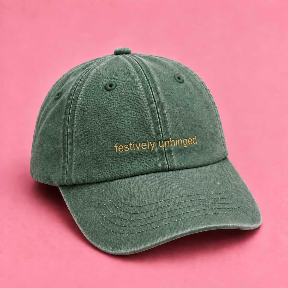 Festively Unhinged Cap