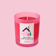 Gingerbread Silent Night Christmas Candle
