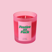 Ice Queen Festive As Fuck Christmas Candle