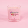 Rose Velvet & Oud I Love You a Latte Valentine Candle