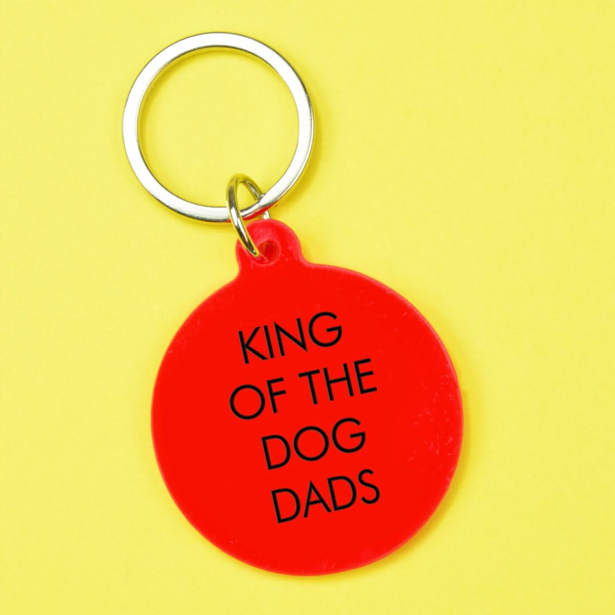 King of the Dog Dads Keytag