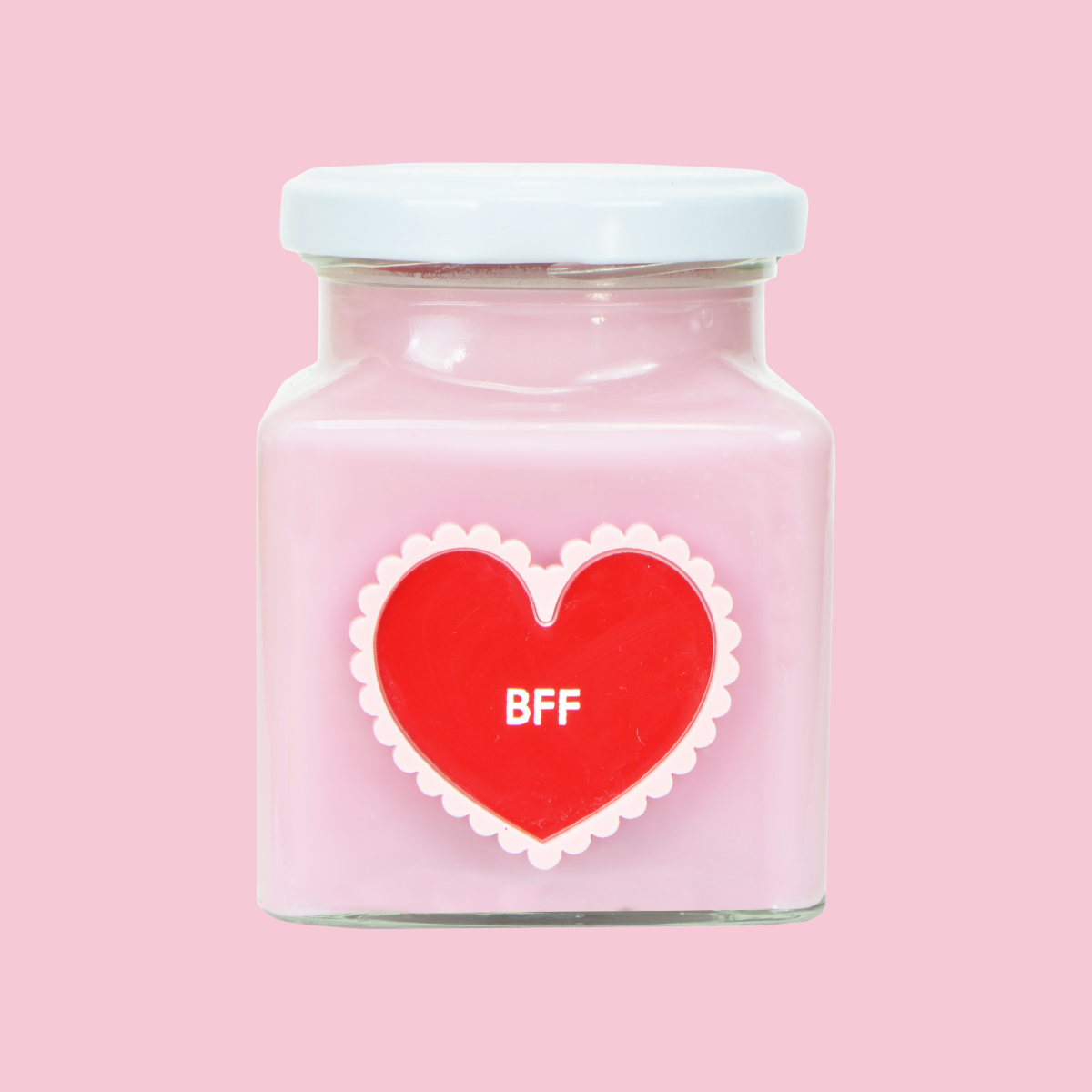 Love Bug BFF Heart Candle