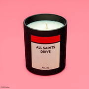 Monopoly x Flamingo Candles Personalised Red Property Card Candle