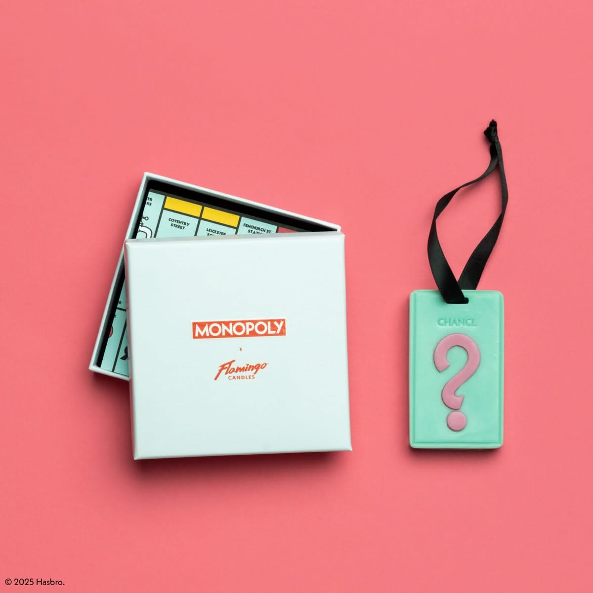 Monopoly x Flamingo Candles Take a Chance Jasmine & Neroli Scent Shape