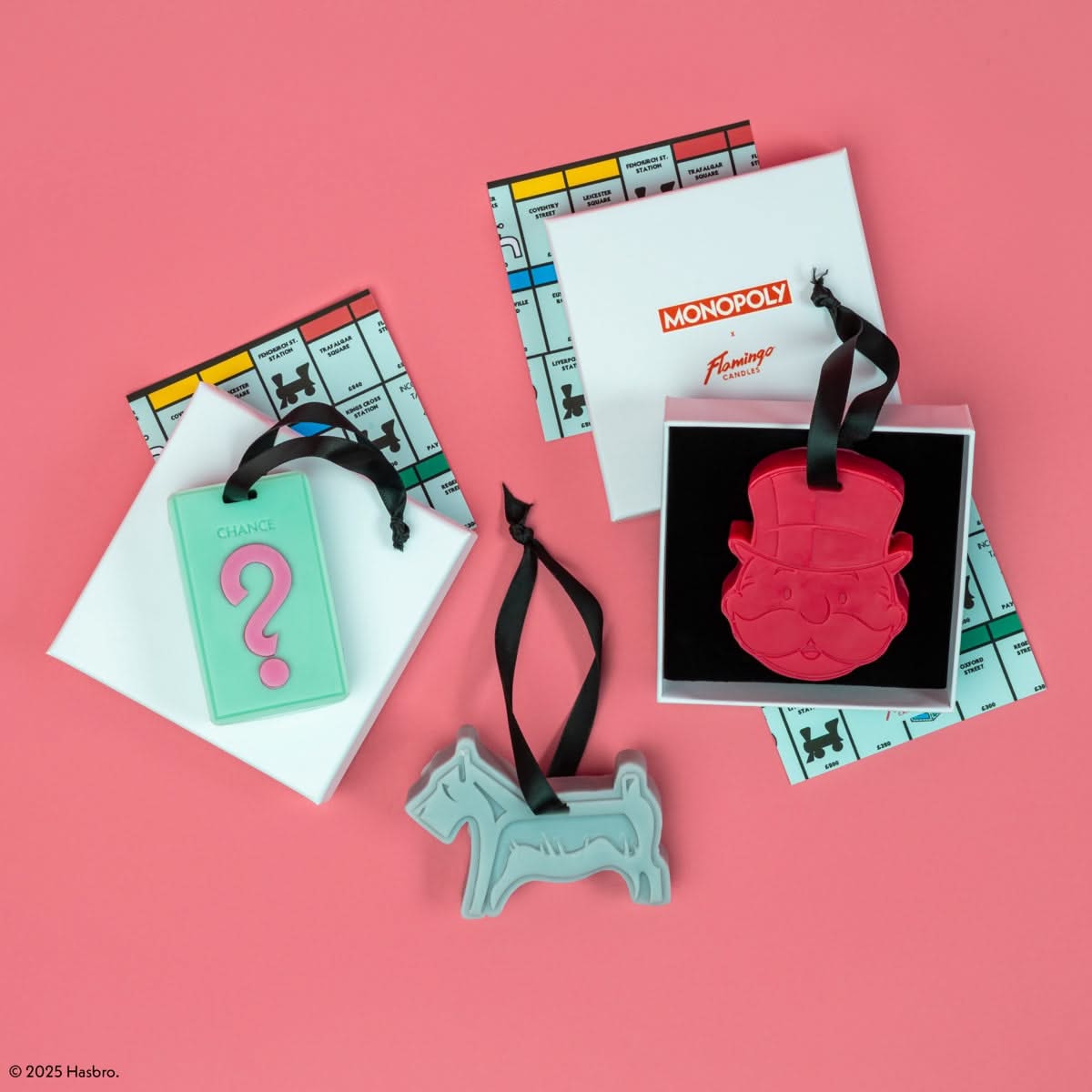 Monopoly x Flamingo Candles Take a Chance Jasmine & Neroli Scent Shape