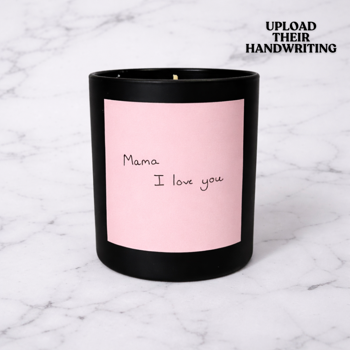 Personalised Handwriting Mother's Day Jar Candle