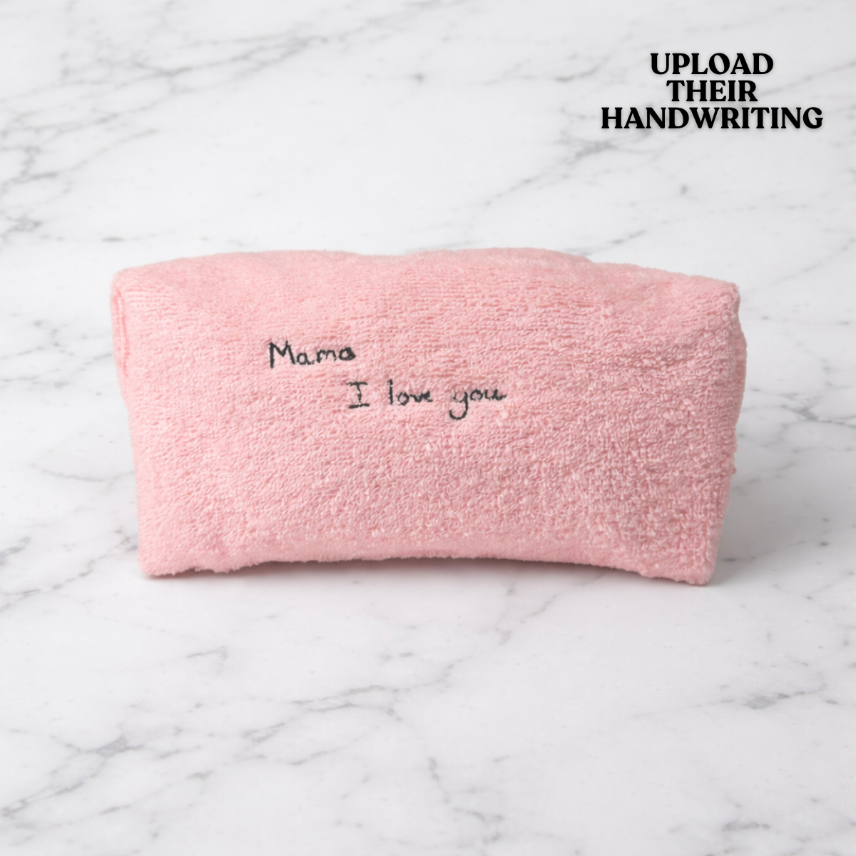 Personalised Handwriting Mother's Day Make-Up Bag