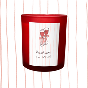 Pink Prosecco Partners in Wine Candle