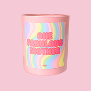Pink Lemonade One Fabulous Mother Rainbow Candle