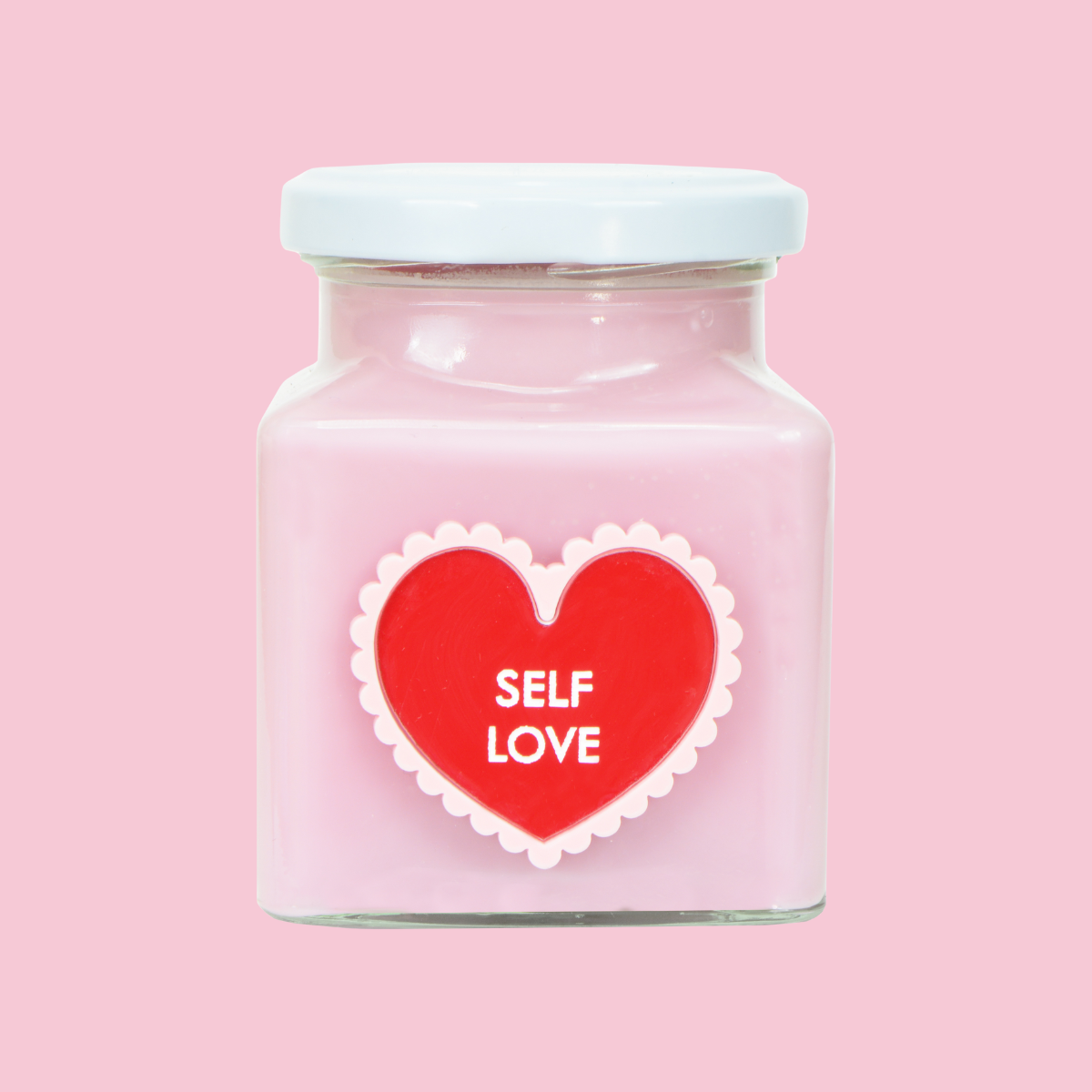 Pomegranate & White Fig Self Love Heart Candle