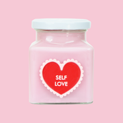 Pomegranate & White Fig Self Love Heart Candle