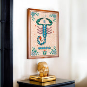 Scorpio Zodiac Illustration Wall Print
