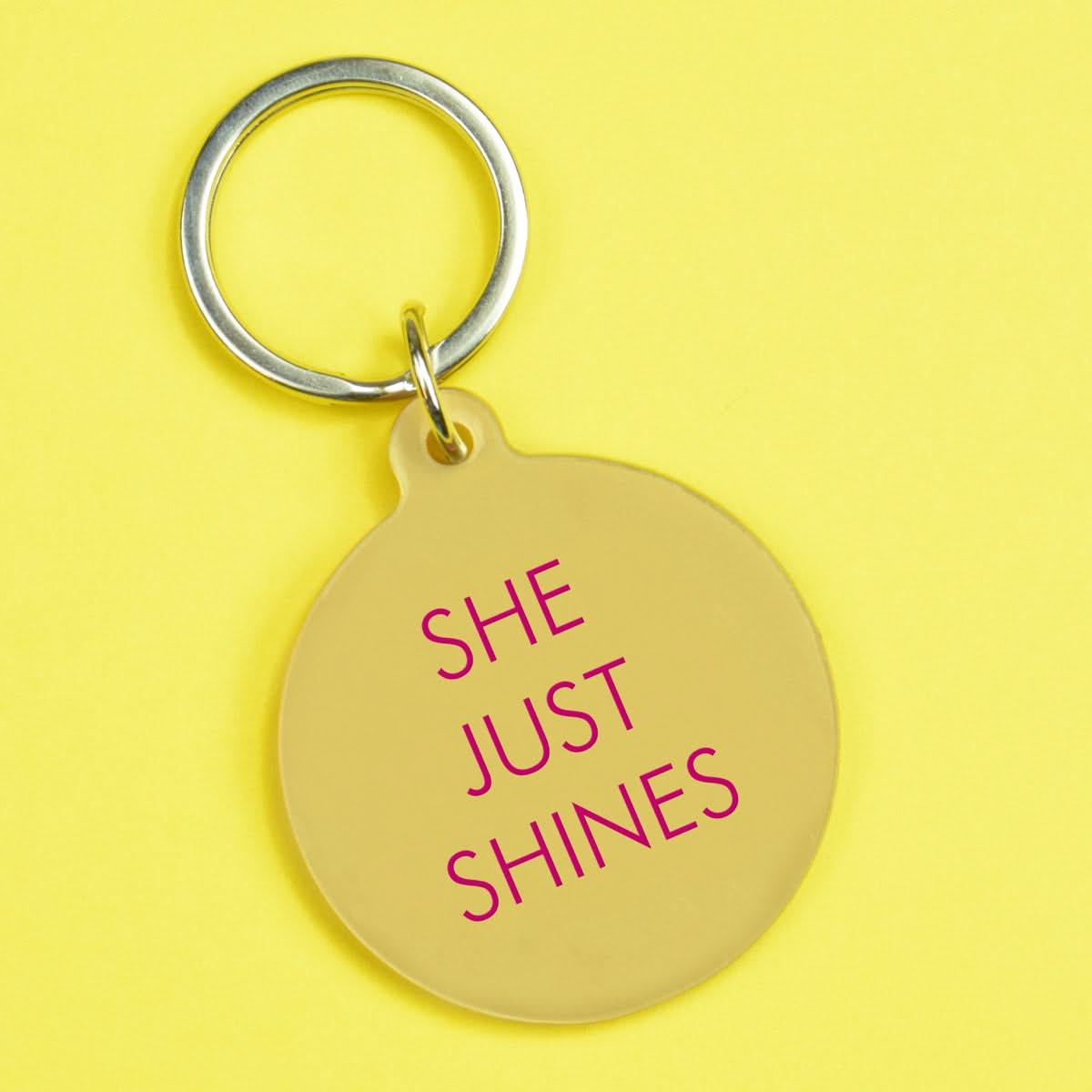 She Just Shines Keytag