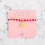 She Believed She Could So She Bloody Smashed It Charm Tie Bracelet