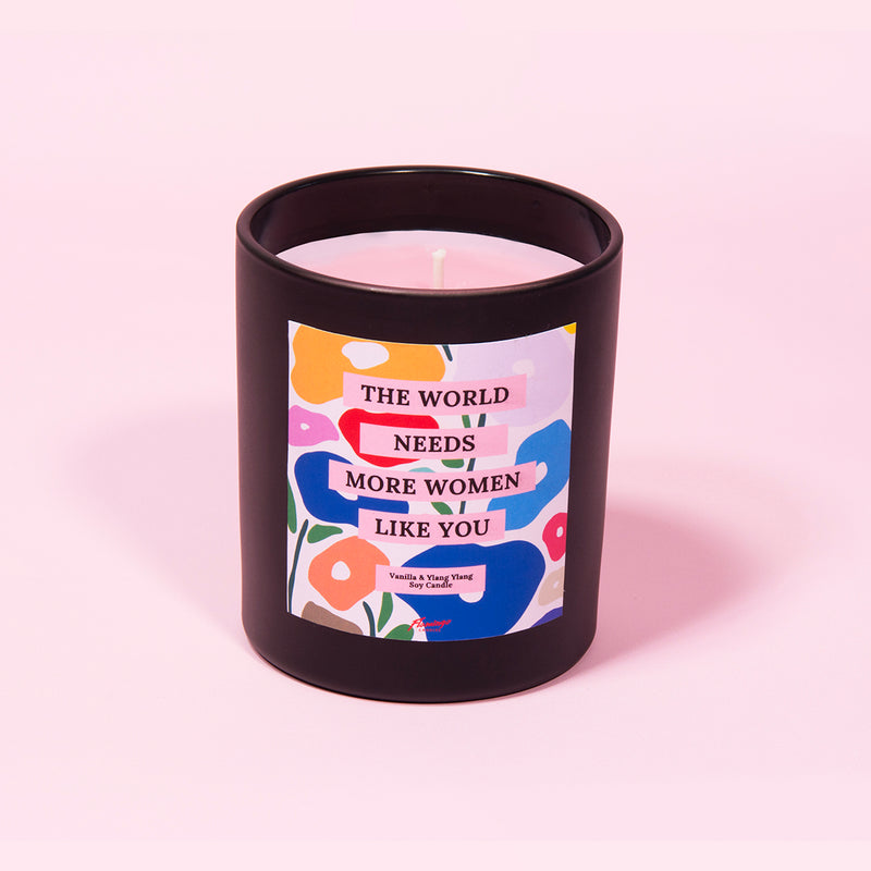 Vanilla & Ylang Ylang The World Needs More Women Like You Jar Candle
