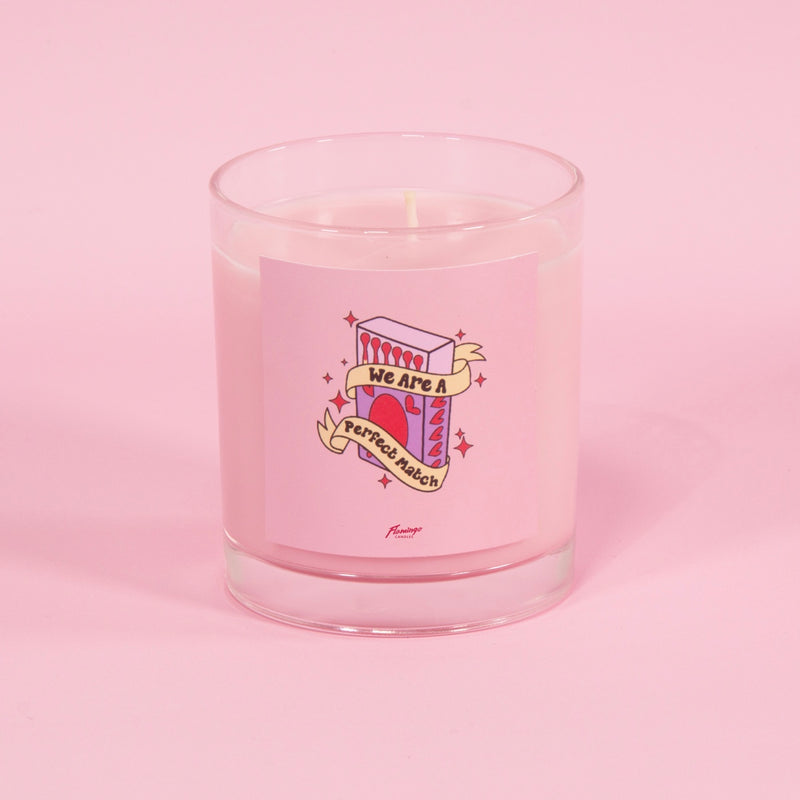 Passionfruit Martini We Are a Perfect Match Valentine Candle