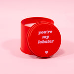 Love Bug You’re My Lobster Red Valentine Tin Candle