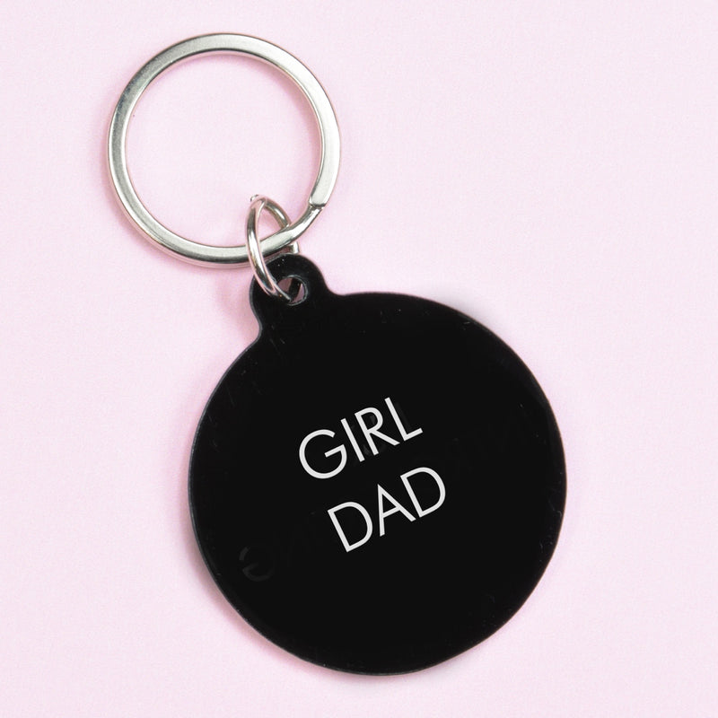 Girl Dad Keytag