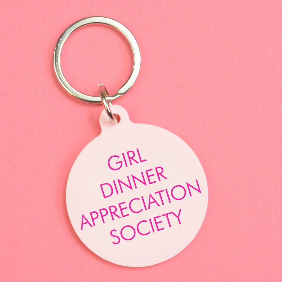 Girl Dinner Appreciation Society Keytag