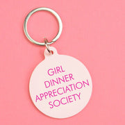 Girl Dinner Appreciation Society Keytag