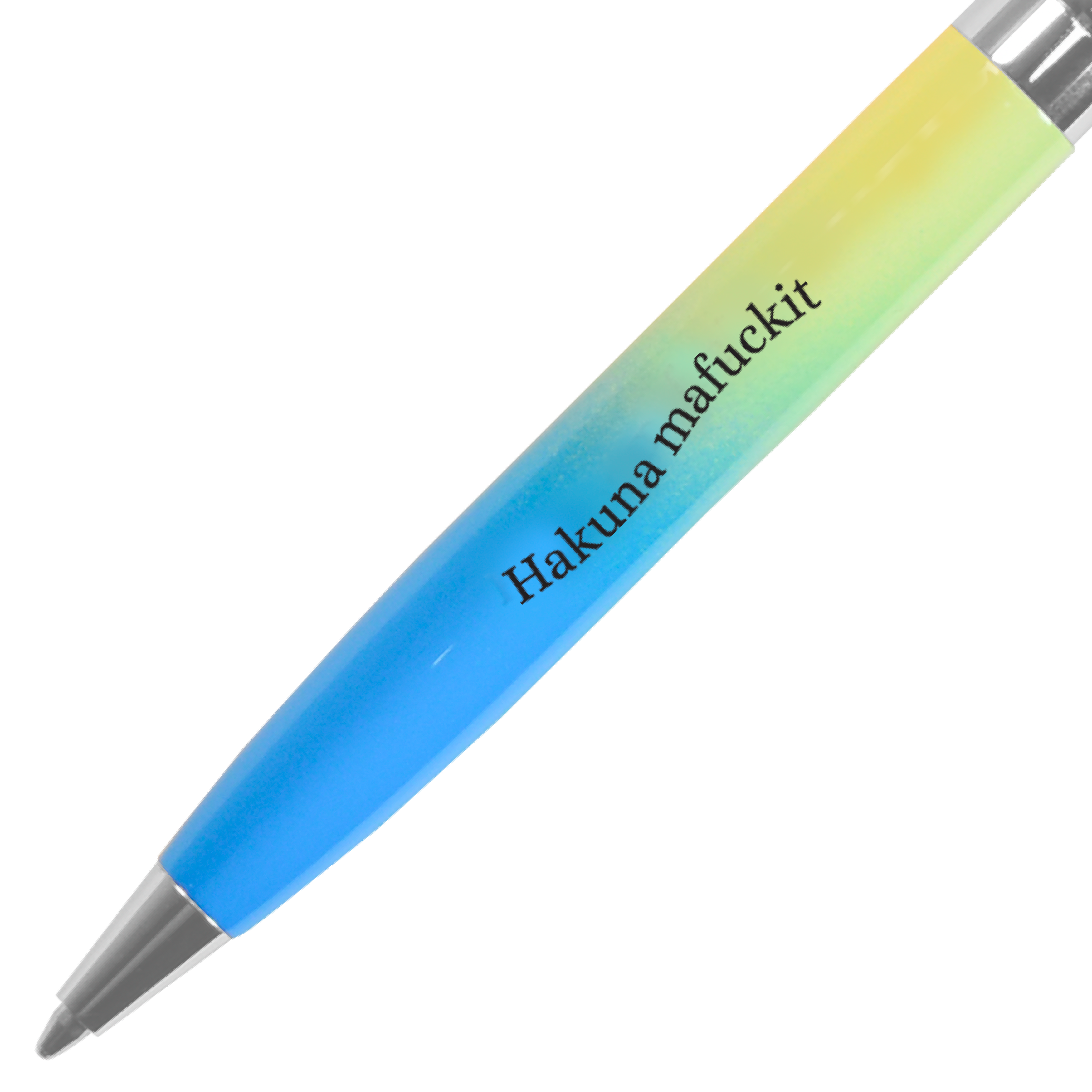 Hakuna Mafuckit Blue & Green Pen
