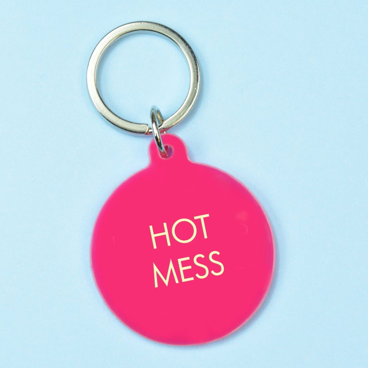 Hot Mess Keytag – Flamingo Candles
