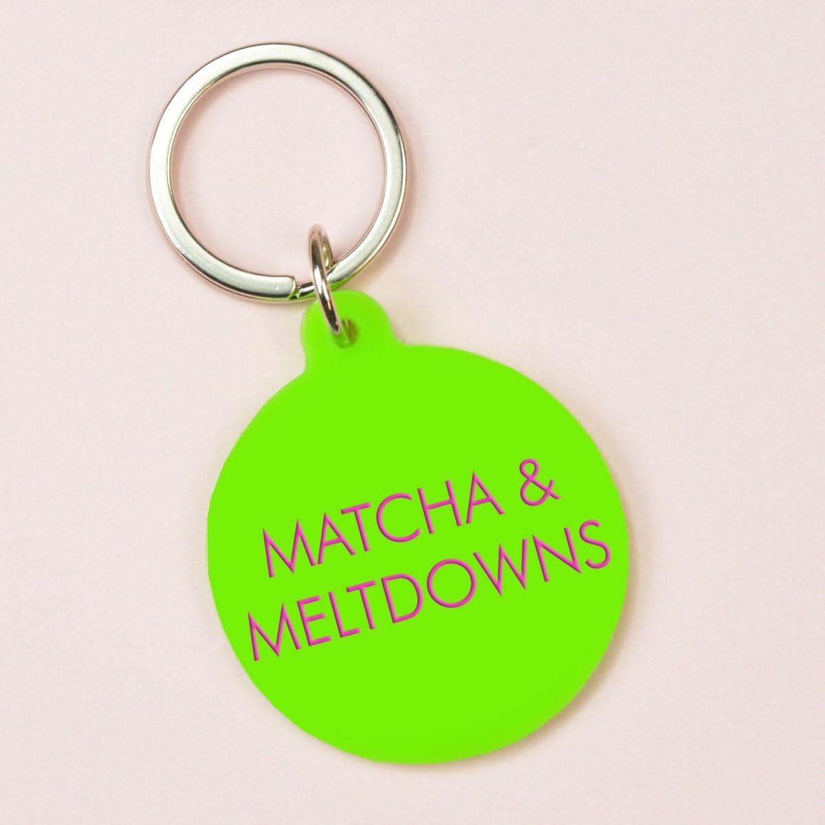 Matcha & Meltdowns Keytag