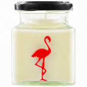 Strawberries & Sparkling Wine Classic Flamingo Candle