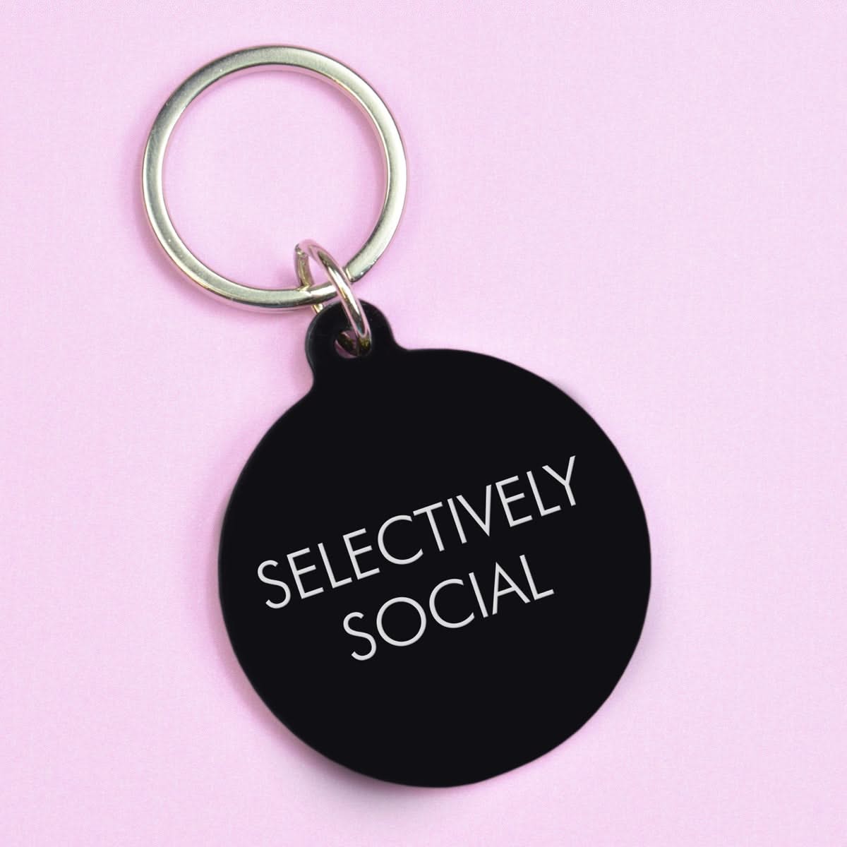 Selectively Social Keytag