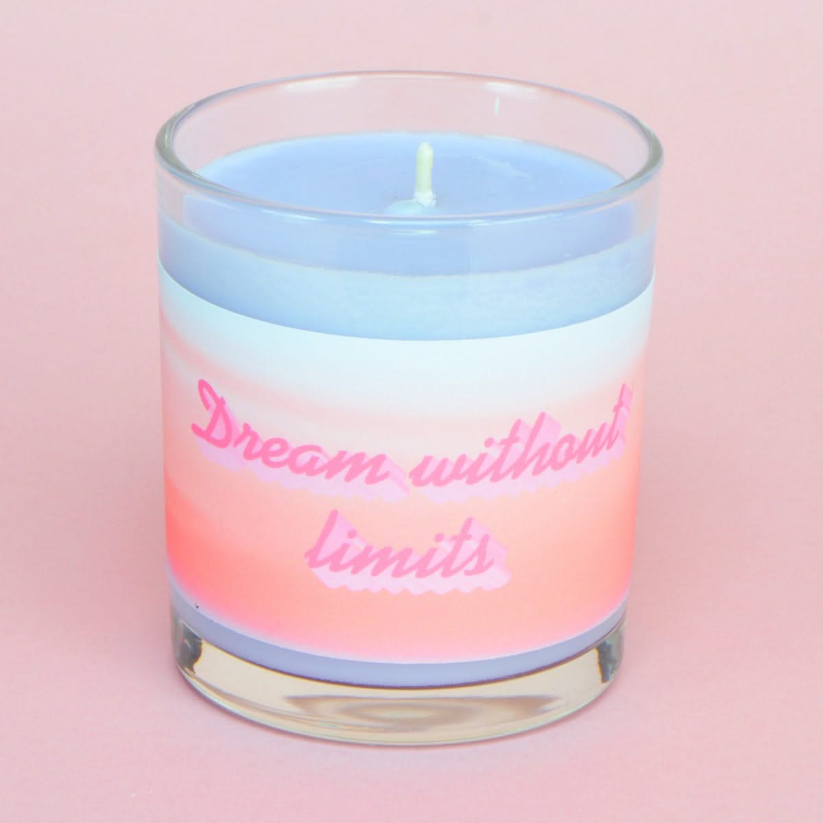 Lavender & Chamomile Dream Without Limits Lilac Abstract Sky Candle