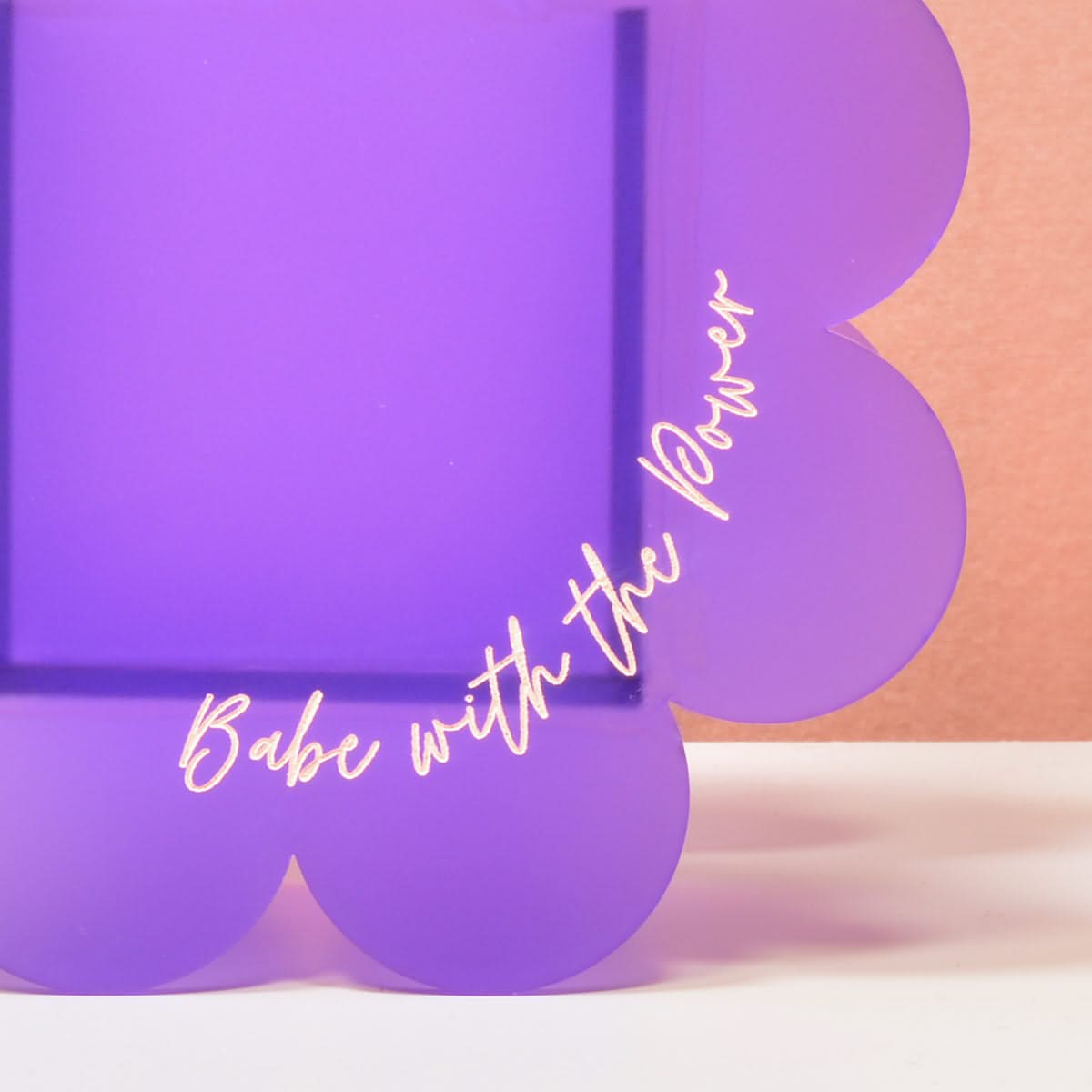 Electric Purple Babe with the Power Vase